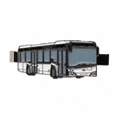 Spinka do krawata autobus Solaris Urbino 12 - biały