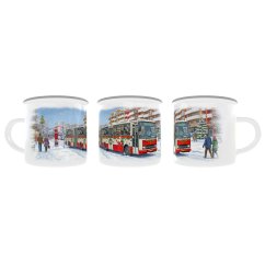 Plecháček - autobus Karosa B741 - vánoční motiv