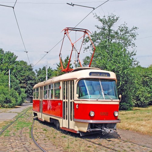 Untersetzer - Straßenbahn ČKD Tatra T3 "6102"