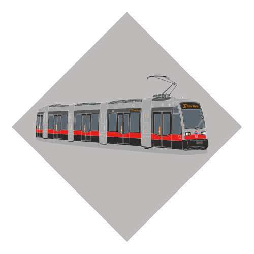 Grafika - Siemens ULF A1 Vídeň