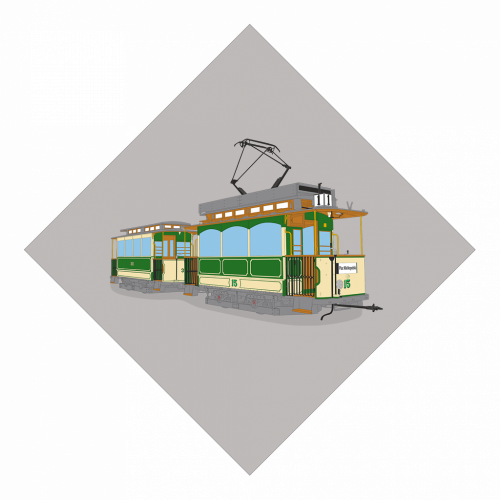 Graphics - tram Type I Poznań