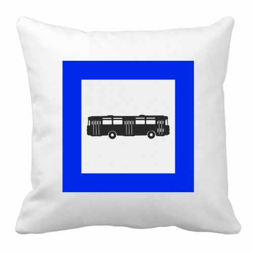 Poduszka - znacznik przystanku - autobus