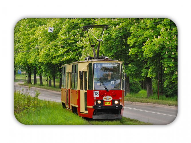 Magnet: Straßenbahn Konstal 105Na GOP