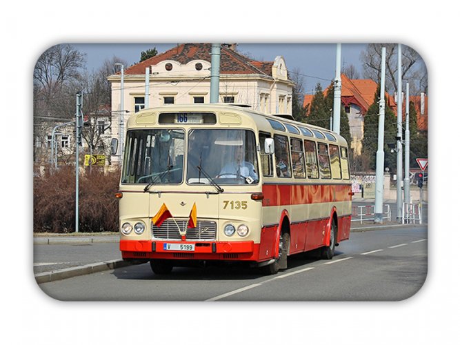 Magnetka 008: autobus Karosa ŠM 11