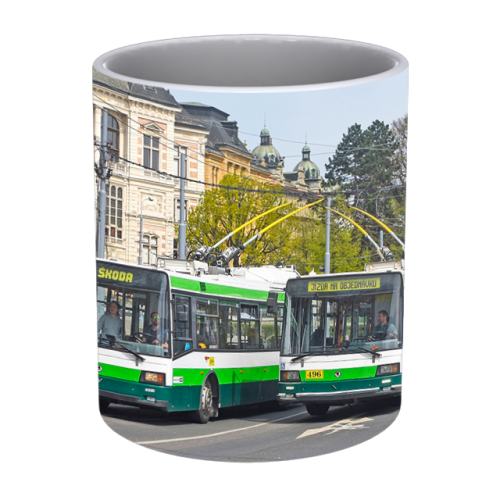 Hrnek - trolejbusy Škoda 21Tr Plzeň