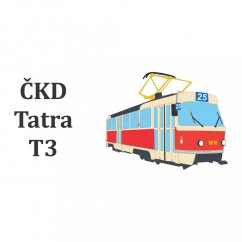 Hrnek - tramvaj ČKD Tatra T3 - barevná