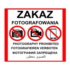 T-shirt - Fotografieren verboten