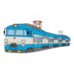 Póló - elektromos motorvonat 451 "Žabotlam"