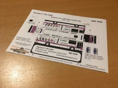 Vystřihovánka autobus Karosa C734 Pirátská strana