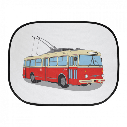 Grafika - trolejbus Škoda 9tr
