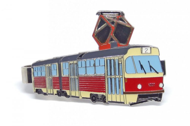 Tie clip tram ČKD Tatra K2