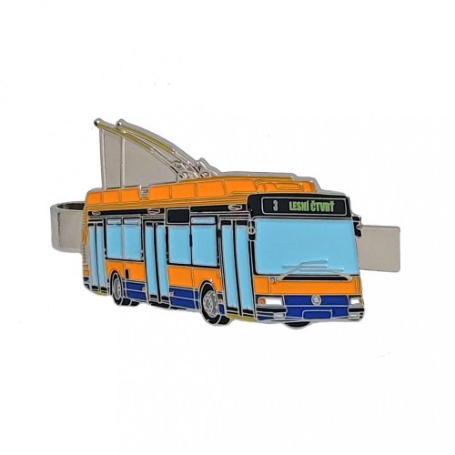 Tie clip trolleybus Škoda 24Tr Zlín