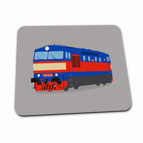 Grafika - lokomotywa 749 "Bardotka"