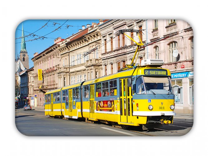 Magnet: Straßenbahn K3R-NT Plzeň