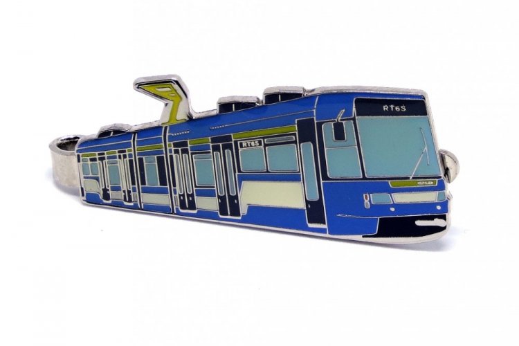 Kravatová spona tramvaj ČKD RT6S - zkušební prototyp