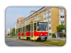 Magnet: Straßenbahn ČKD Tatra KT4D