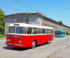 Podkładka pod mysz - trolejbus Škoda 8Tr