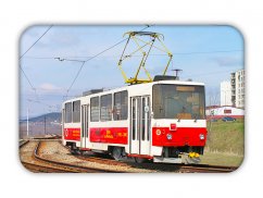 Magnes: tramwaj ČKD Tatra T5B6 Most