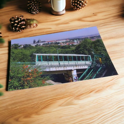 Postcard: Prague funicular