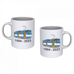 Tasse - Straßenbahn ČKD Tatra T6A5 Ostrava 1994 - 2023