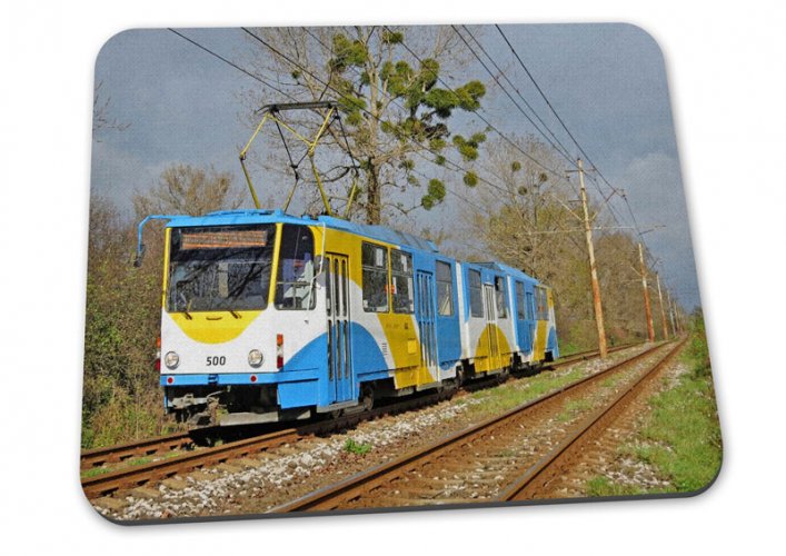 Podložka pod myš - tramvaj KT8D5 v Košicích