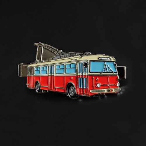 Tie clip trolleybus Škoda 9Tr