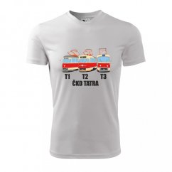 T-shirt - trams ČKD Tatra Plzeň