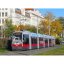 Taška přes rameno - tramvaj Siemens ULF A1 Vídeň