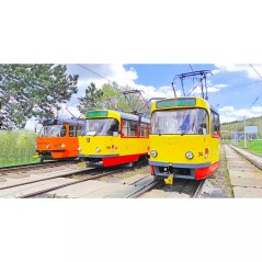 Hrnek - mostecké tramvaje