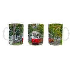 Tasse - Straßenbahn SGP E2 Wien