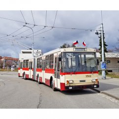 Podkładka pod mysz - trolejbus Škoda 15Tr Brno