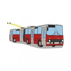 T-shirt - trolleybus Ikarus 280T Budapest