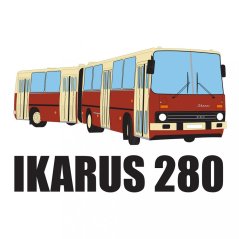 T-shirt - bus Ikarus 280