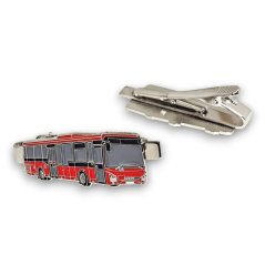 Kravatová spona autobus Iveco Crossway LE 12M - červený