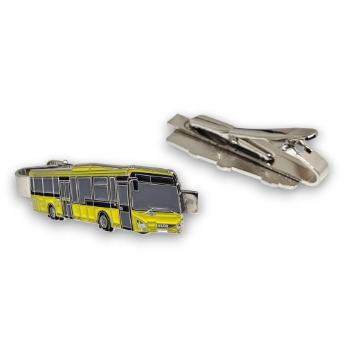 Spinka do krawata autobus Iveco Crossway LE 12M - żółty