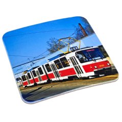 Poháralátét - villamos ČKD Tatra KT8D5