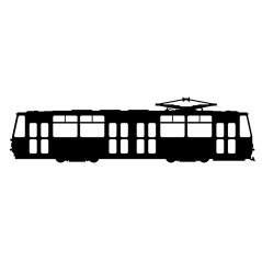 Sticker  Konstal 105Na - width 15 cm