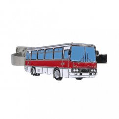 Nyakkendőtű autóbusz Ikarus 255 - piros