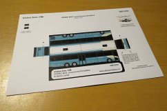Model kartonowy autobus Irisbus Ares 15M PROBO BUS Domažlice