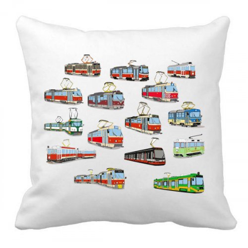Pillow - various trams