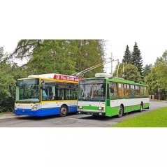 Hrnek - trolejbusy v Mariánských Lázních