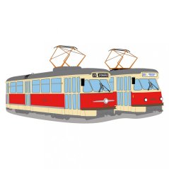 Koszulka - Praskie tramwaje ČKD Tatra T2 i T2R