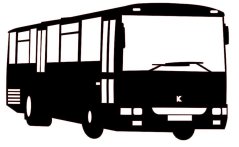 Aufkleber Karosa C954 - 3D