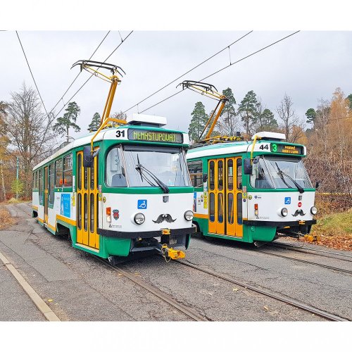 Mouse pad - trams T3R.PLF and T3R.SLF Liberec
