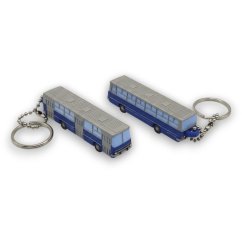 Přívěšek na klíče autobus Ikarus 260 - modrý