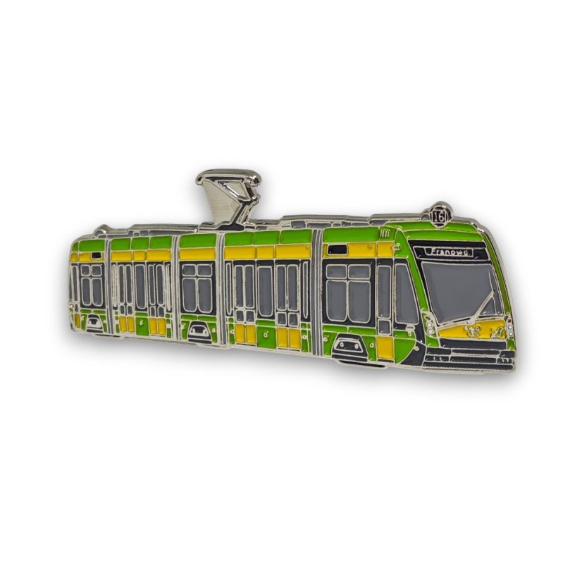 Kravatová spona tramvaj Solaris Tramino S105p Poznaň