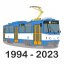 T-shirt - Straßenbahn ČKD Tatra T6A5 1994 - 2023
