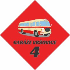 Fensterschild - Betriebshof Vršovice