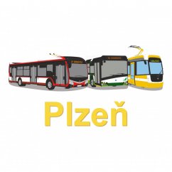 T-shirt - public transport vehicles Pilsen