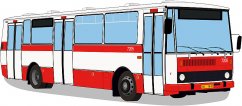 Polštář - autobus Karosa B732